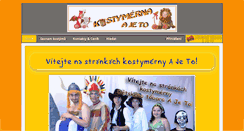 Desktop Screenshot of kostymy.taborajeto.cz