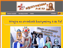 Tablet Screenshot of kostymy.taborajeto.cz